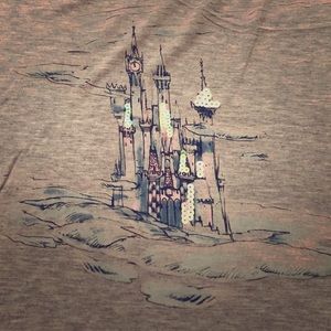 Lauren Conrad Disney castle t shirt